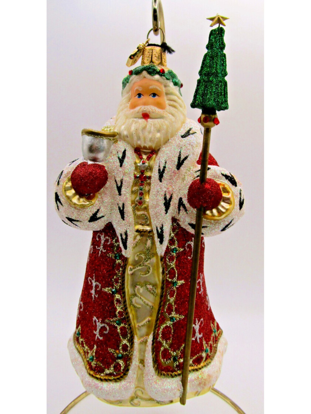 Reed & Barton Pere Noel Signature Santa Ornament Original Box and Tag C4114G